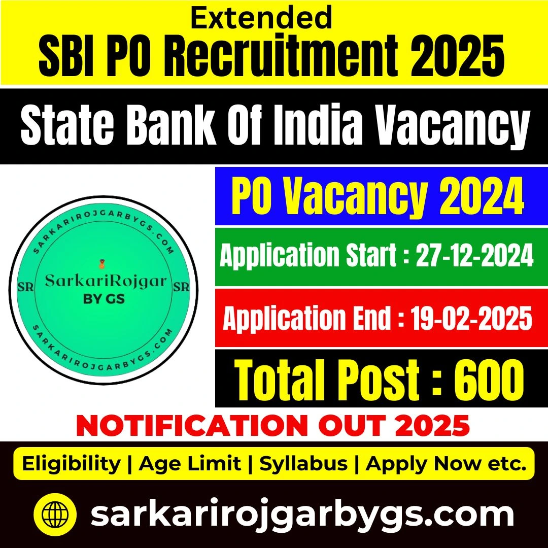 SBI PO Recruitment 2024